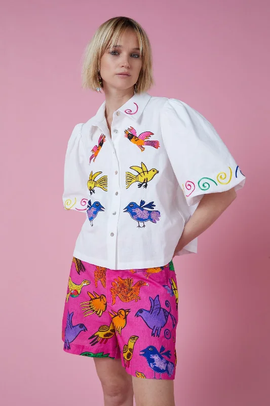 Casual Yet Chic Sales The Birds Shirt