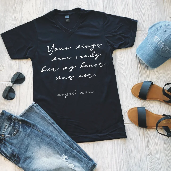 Angel Mom • Navy Tee