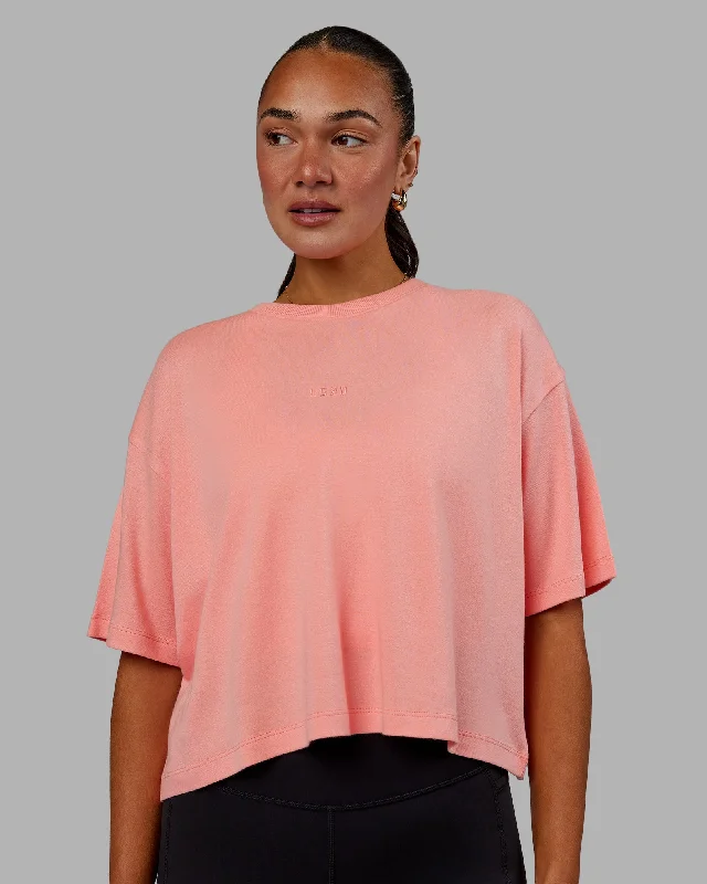 Go-To Modal Oversized Cropped Tee - Murex Shell