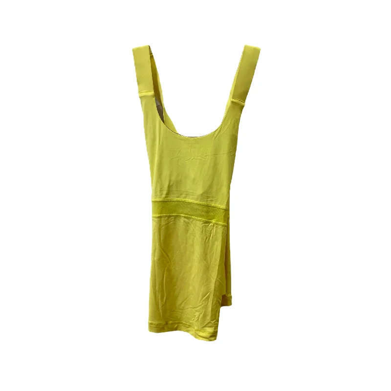 Yellow Athletic Tank Top By Lululemon, Size: M