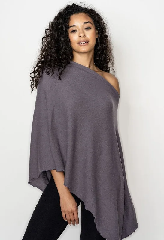 Be Love - Yoga Poncho Heather Grey