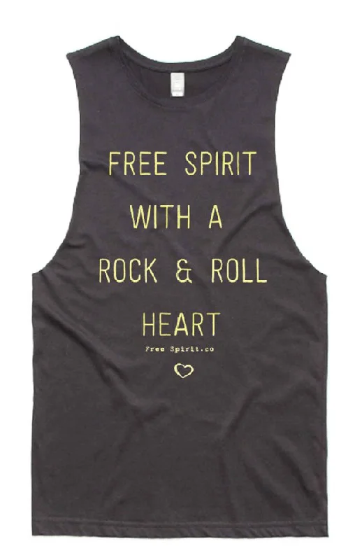 Free Spirit Rock & Roll Bamboo Yoga Top