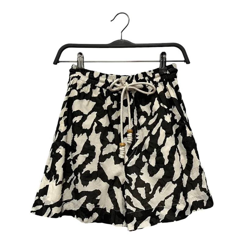 nanushka/Shorts[PO]/XS/BRW/Cotton/Animal Pattern/Havin