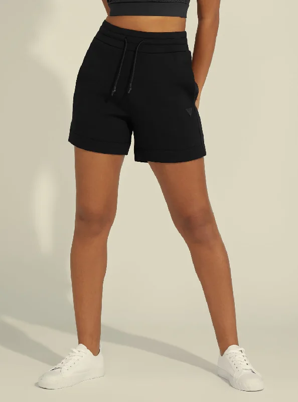 Eco Black Elly Active Shorts