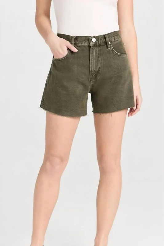 Women's Le Super High Shorts In Stoned Fatigue